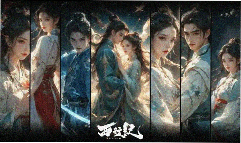漫画分镜案例横幅：多格叙事与视线引导